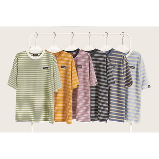 Áo Basic Tee (ver. sọc) (6 màu)