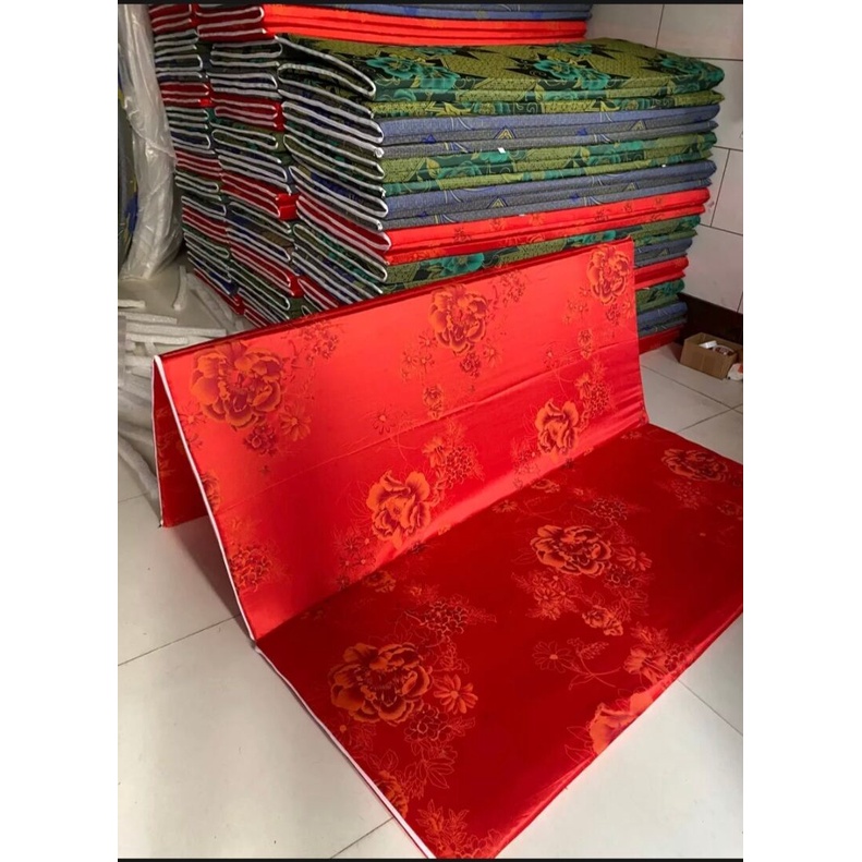 Ga giường đẹp Vỏ áo nệm gấp 3 dầy 3 phân vải gấm valize cao cấp đủ size.