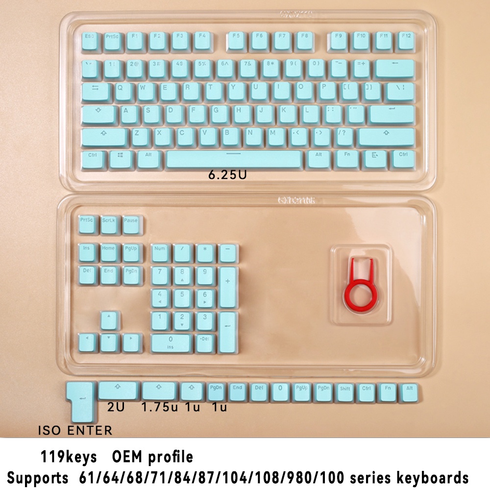 Fast shipping  PBT pudding keycap OEM profile for 61/87/104/108 /64/68/84/96/980 keycaps set | BigBuy360 - bigbuy360.vn