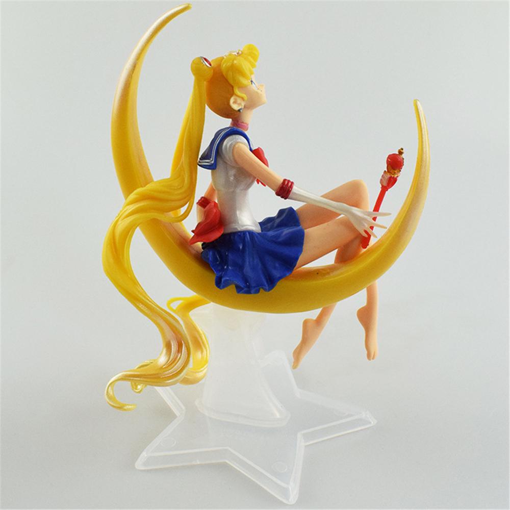 Mô Hình Đồ Chơi Nhân Vật Tsukino Usagi Thủy Thủ Mặt Trăng Bằng PVC