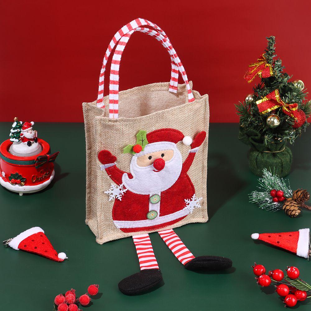 Túi Đựng Bánh Kẹo Giáng Sinh Tinh Tế Hình Tuần Lộc Người Tuyết Tuần Lộc Lộ