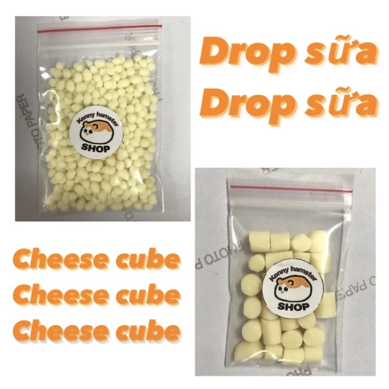 Drop sữa/Phô Mai Sữa Và Phô Mai Viên  Cho Hamster
