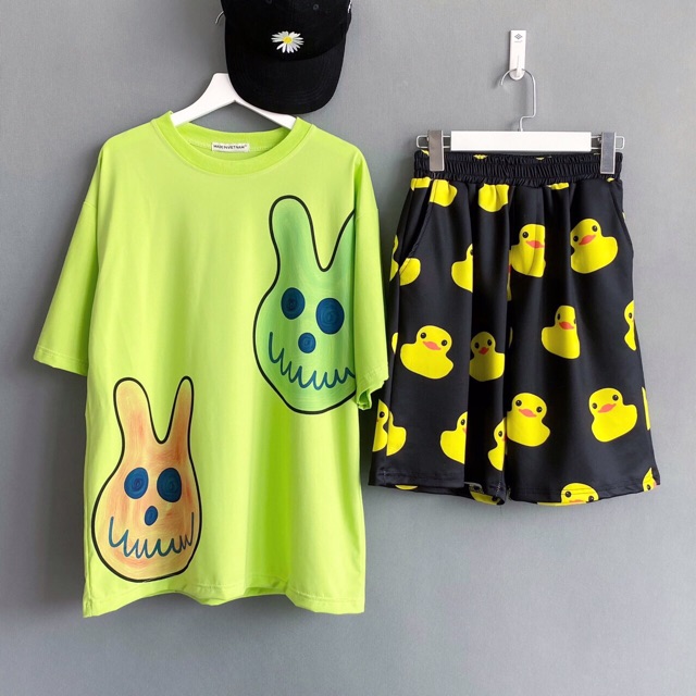 ‼️GIẢM NGAY 15% ‼️ Combo Set 2 Quần Cartoon Vịt Đen