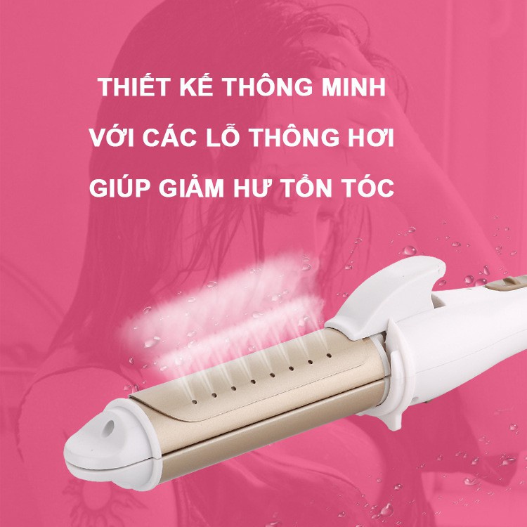 Máy duỗi+uốn tóc 200℃ lõi sắt chất lượng cao