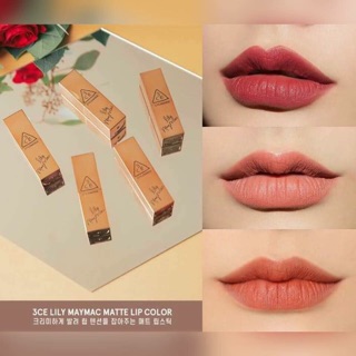 SON 3CE VỎ VÀNG MATTE LIP COLOR