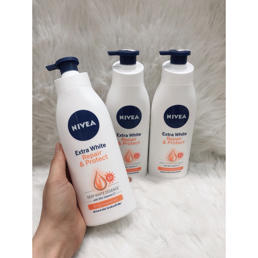 Sữa Dưỡng Thể Nivea Giúp trắng da, săn da Ban Ngày SPF 30 PA++(350ml) | BigBuy360 - bigbuy360.vn