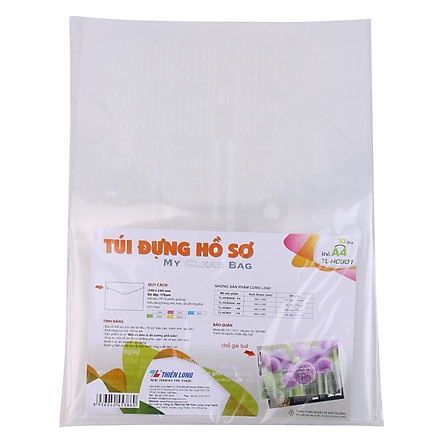 Bìa Nút A4/F4 My Clear  TL Flexoffice loại dẻo