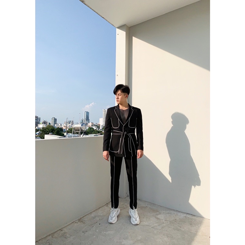ÁO VEST NAM VIỀN GÂN
