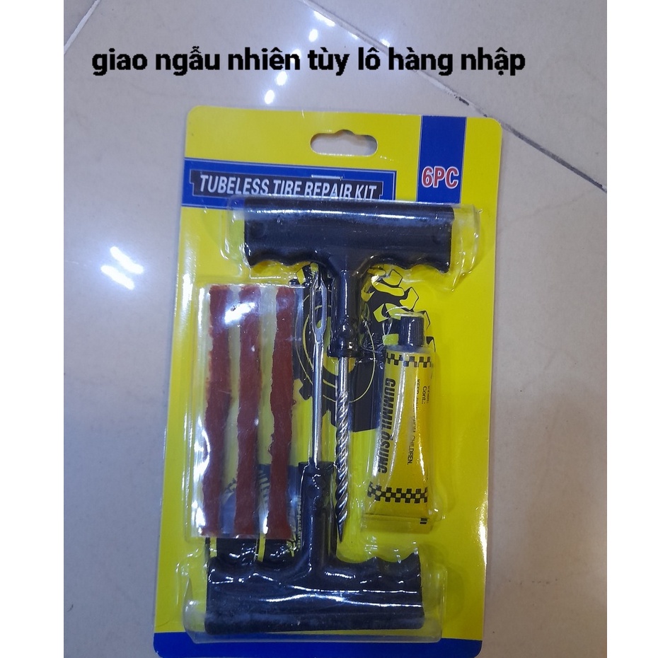 Dụng cụ vá lụi xe máy, cây vá lụi xe máy và oto