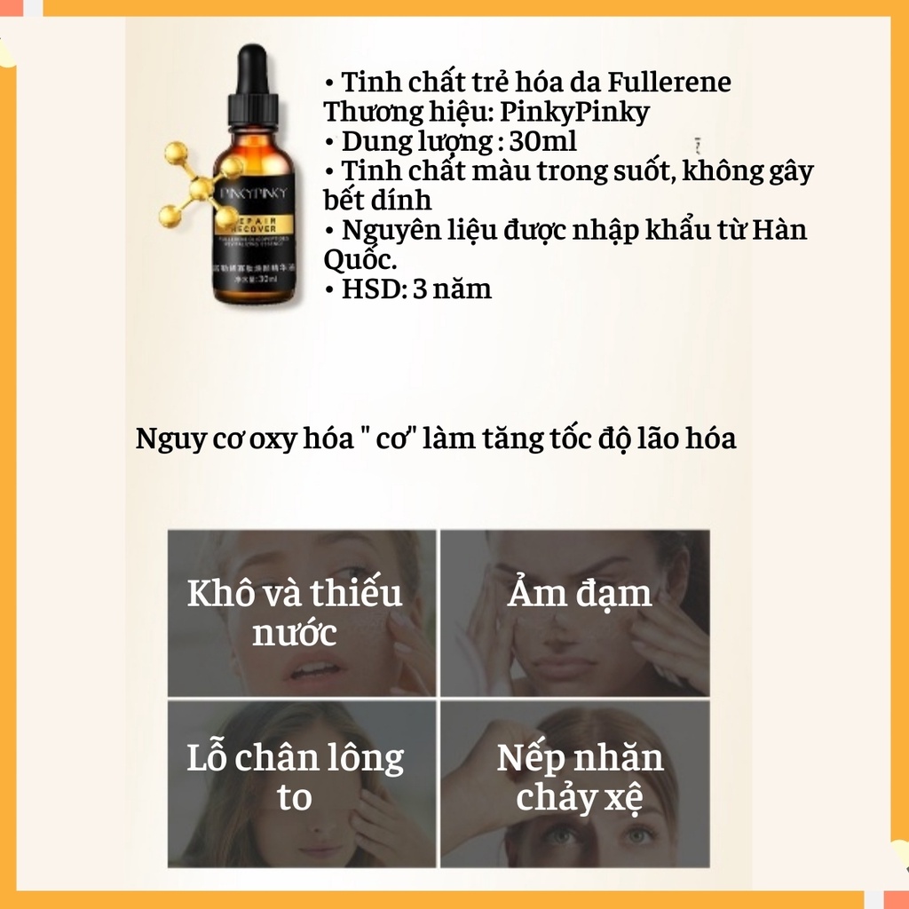 Serum Trắng Da Serum Dưỡng Da Nội Địa Trung Chống Lão Hóa Giảm Sẹo Mụn Trắng Sáng PinkyPinky-AnnA.40.Cosmetic