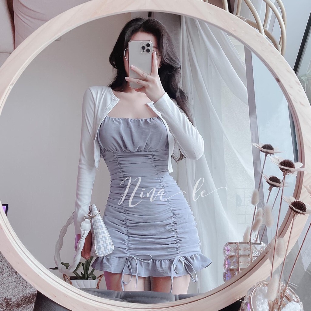 Sét Váy Liền Kèm Áo Sơ Mi Đẹp | BigBuy360 - bigbuy360.vn