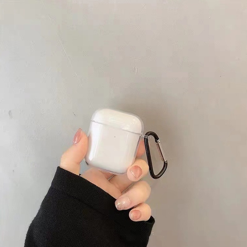 Vỏ Đựng Bảo Vệ Ap 1/2/3/proi11/i12/i18/i100/CES3/DES3...  Chất Liệu Silicon Trong Suốt , Vỏ Case Bảo Về 360 Độ Ôm Sát Ch