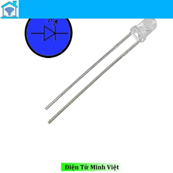 Túi 1000 Led Xanh Dương Đục Phi 3mm