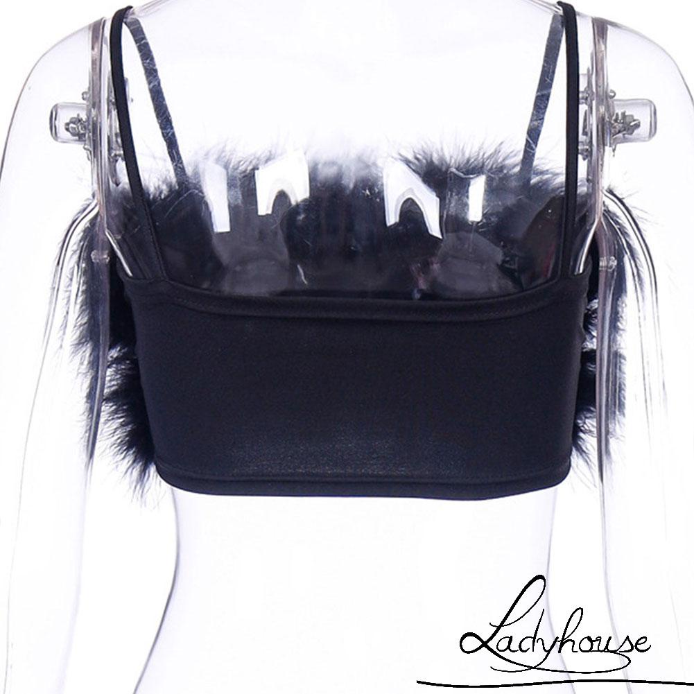 Áo croptop hai dây vải nhung màu trơn quyến rũ thời trang xuân hè cho nữ