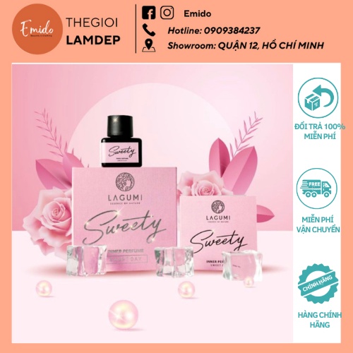 CHÍNH HÃNG | Nước hoa vùng kín Lagumi Sweety - mùi hương ngày ngọt ngào ( Sweet Day)