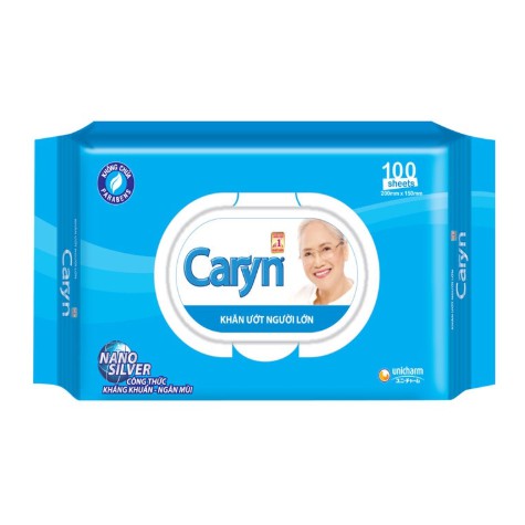 Khăn Ướt Người Lớn Caryn 100 Tờ