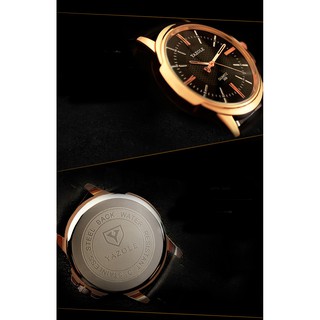 Đồng Hồ Nam Dây Da Yazole 358