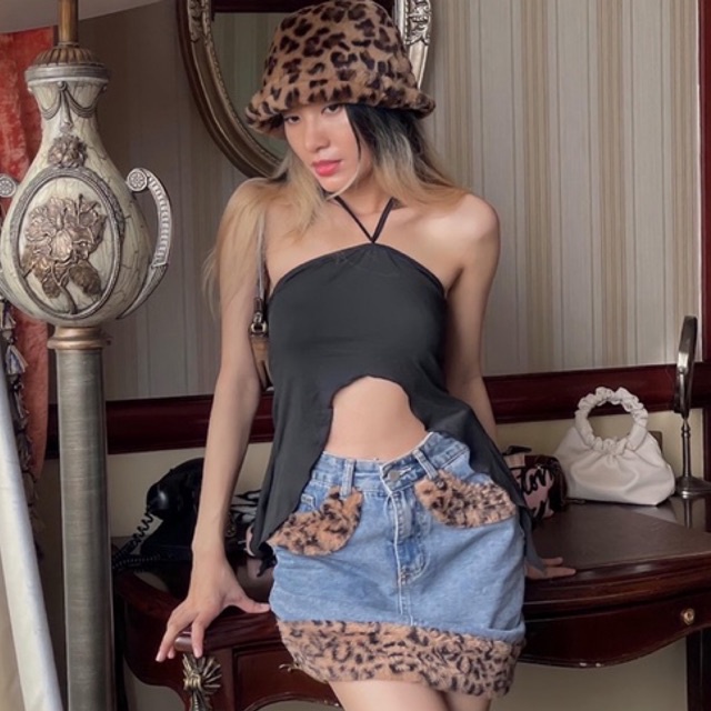 Áo ống cột dây nữ xẻ tà | BigBuy360 - bigbuy360.vn