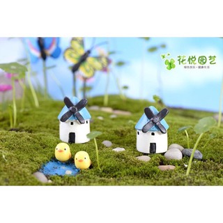 ✅CỐI XAY GIÓ ✅[Phụ kiện tiểu cảnh terrarium]  trang trí tiểu cảnh-chậu cây-hồ cá-bonsai-hòn non bộ-sen đá-xương rồng