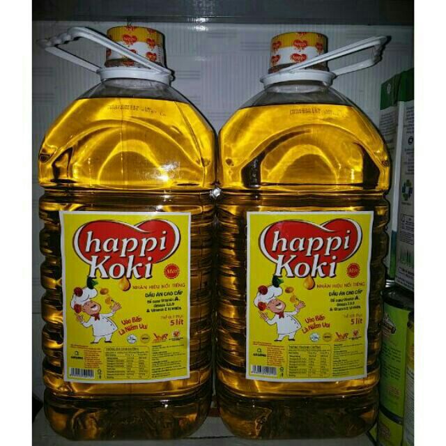 Dầu ăn HAPPI KOKI 5LÍT