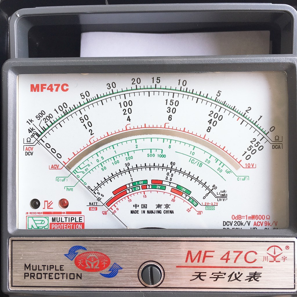 Đồng hồ kim vạn năng MF47C - Đồng hồ cơ vạn năng đầy đủ phụ kiện kèm theo