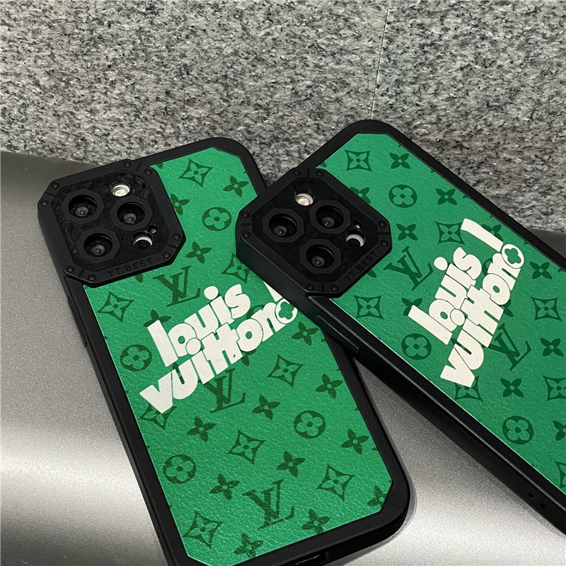 Ốp Điện Thoại IMD Mềm Họa Tiết Hoạt Hình LV Màu Xanh Lá Cổ Điển Cho IPhone13 12 11 MAX X/XS XR XSMAX 7P/8P