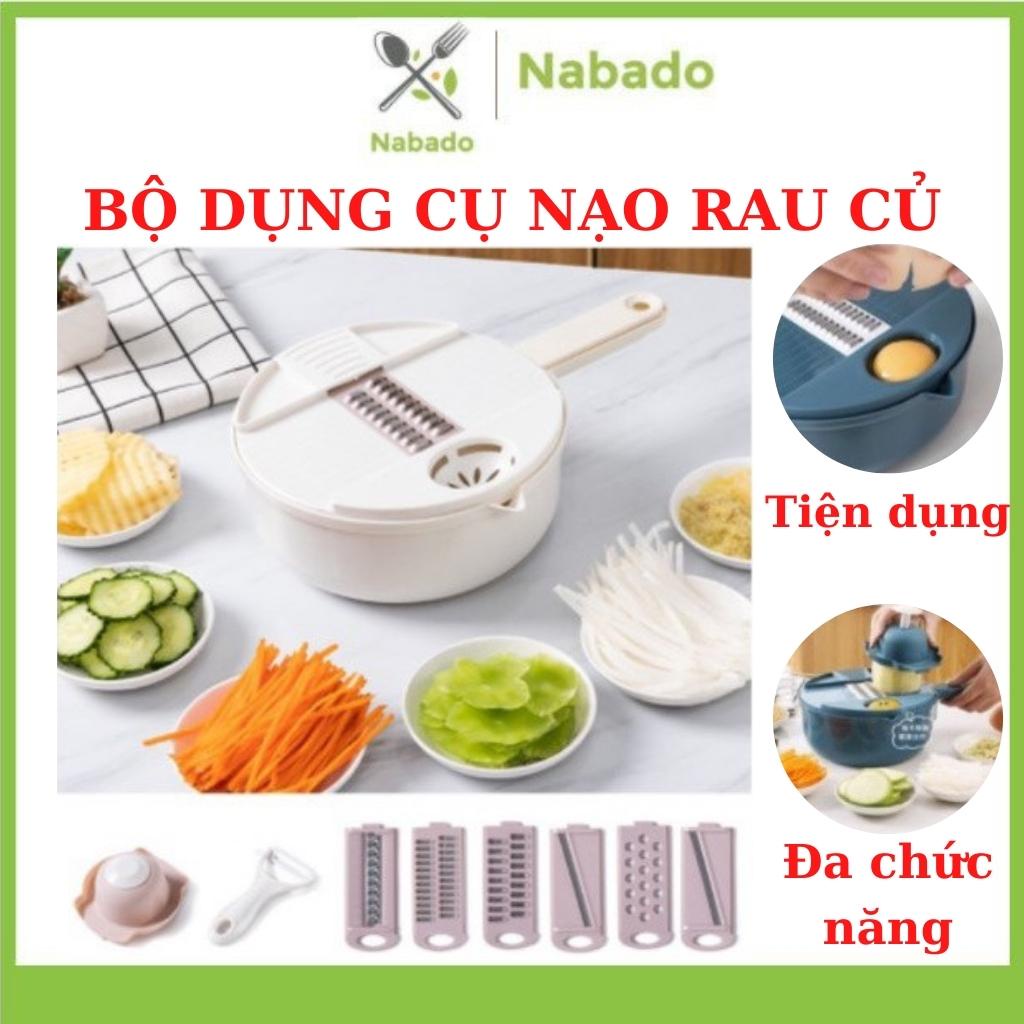 Bộ Dụng Cụ Nạo Bào Rau Củ Quả Đa Năng Siêu Tiện Lợi Không Lo Đứt Tay