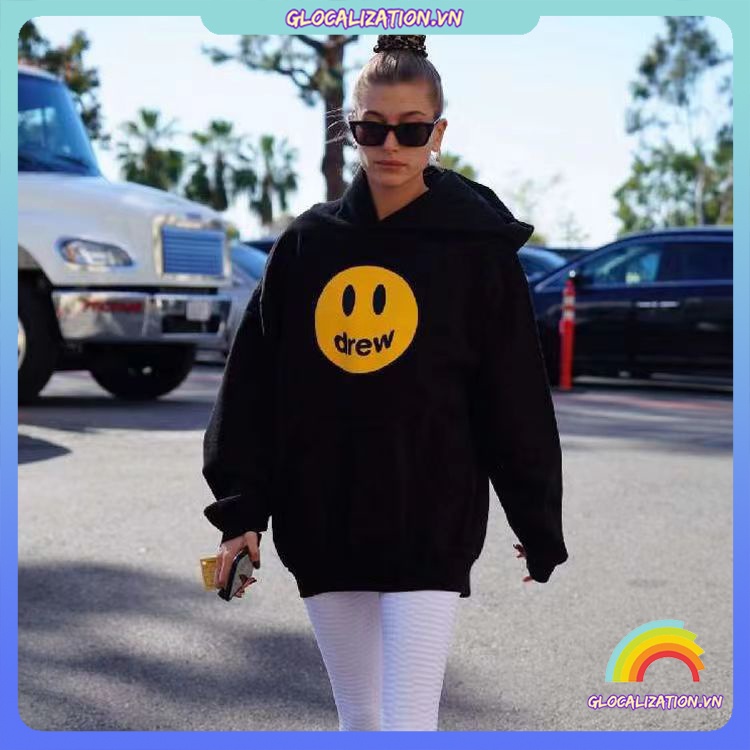 Áo hoodie mặt cười áo khoác liền mũ cặp đôi nam nữ sành điệu instagram