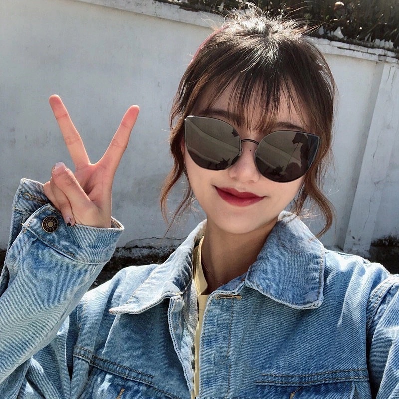 Kính Mát Nam Nữ Unisex Dáng Mắt Mèo Hàn Quốc, Kính Râm G.M Fullbox Loại 1 Chống Tia UV Tốt Hot Trend