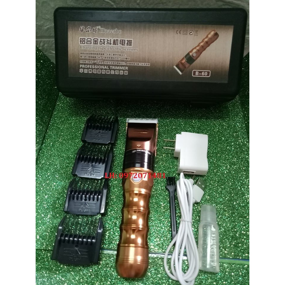 tông đơ cắt tóc chuyên nghiệp pin trâu B60 (Chụp Ảnh Thực Tế Sản Phẩm)