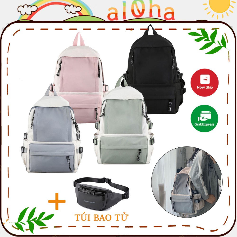 Balo - cặp sách Ulzzang Simple B0124 đi học, đi làm, du lịch, đựng laptop  Unisex nam nữ phong cách thời trang, cá tính