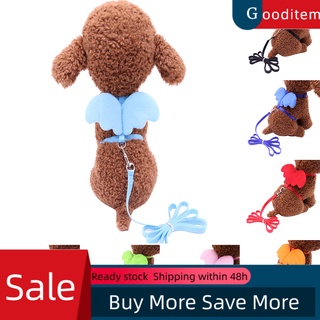 Dây dắt thú cưng đi dạo thiết kế đôi cánh nhiều màu sắc dễ thương