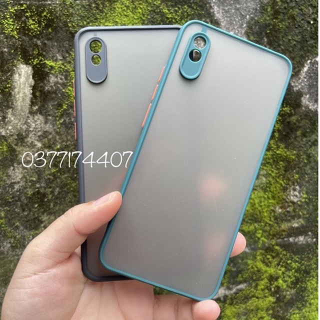 Ốp lưng nhám viền dẻo màu Xiaomi Redmi 9A chống sốc chống Vân tay siêu bền đẹp