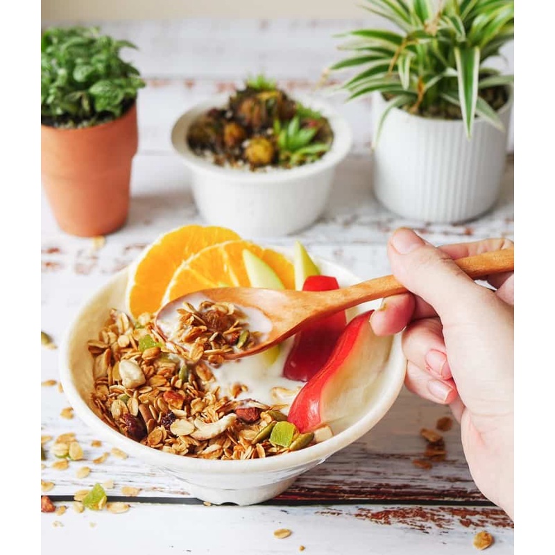 【Ngũ Cốc Granola】Giảm Cân, Ăn Kiêng Dinh Dưỡng Buổi Sáng 454g