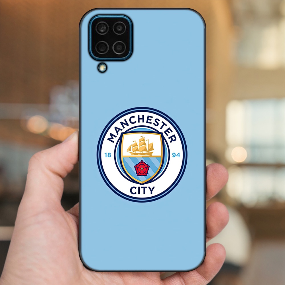 Ốp lưng Samsung M32, M33, M53, M62 viền đen in hình Manchester City MC
