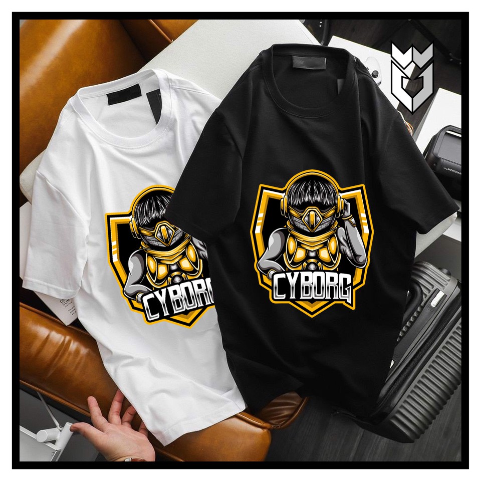 【FREE SHIP】Áo Thun nam nữ in logo Esport Cyborg, áo thun ngắn tay form suông đẹp - GW Shop