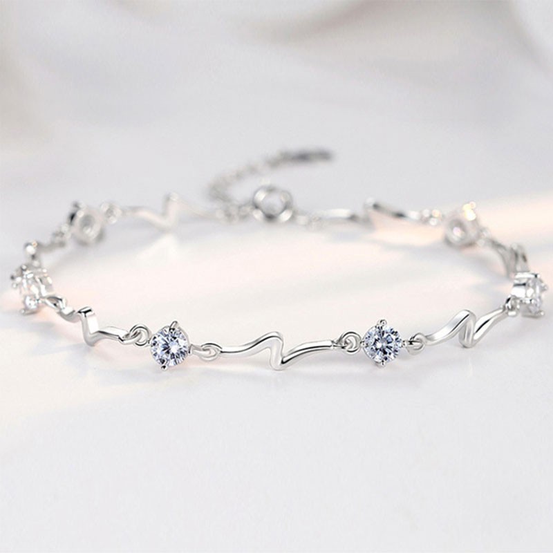 [FREESHIP] Vòng tay pha lê xanh Tiktok lắc tay phiên bản Hàn quốc cá tính quà tặng lễ tình nhân L2