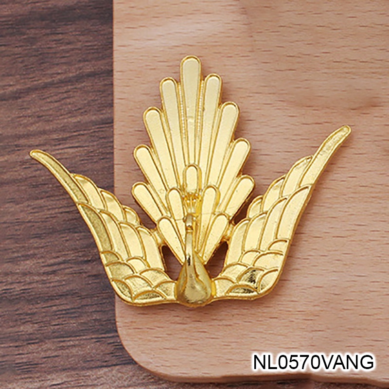 1 phiến đúc phượng hoàng 53*66mm - nguyên liệu làm trâm, làm trang sức