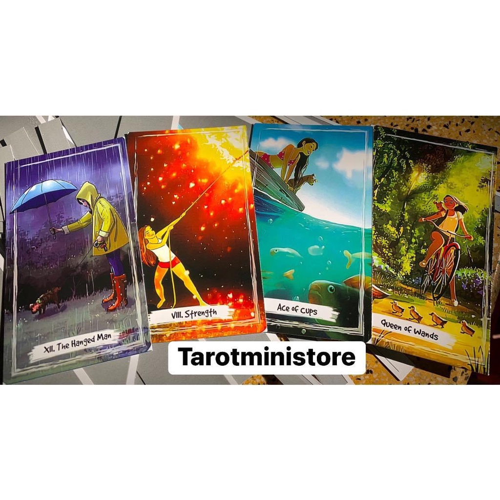 Bộ bài Free Life Tarot 95 lá size 12 x 7 cm