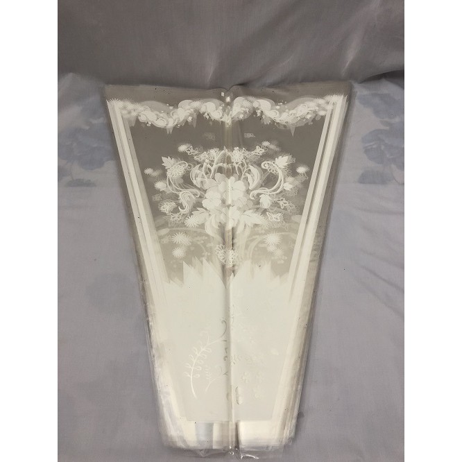 Túi/bao kiếng gói hoa 10 bông/xấp