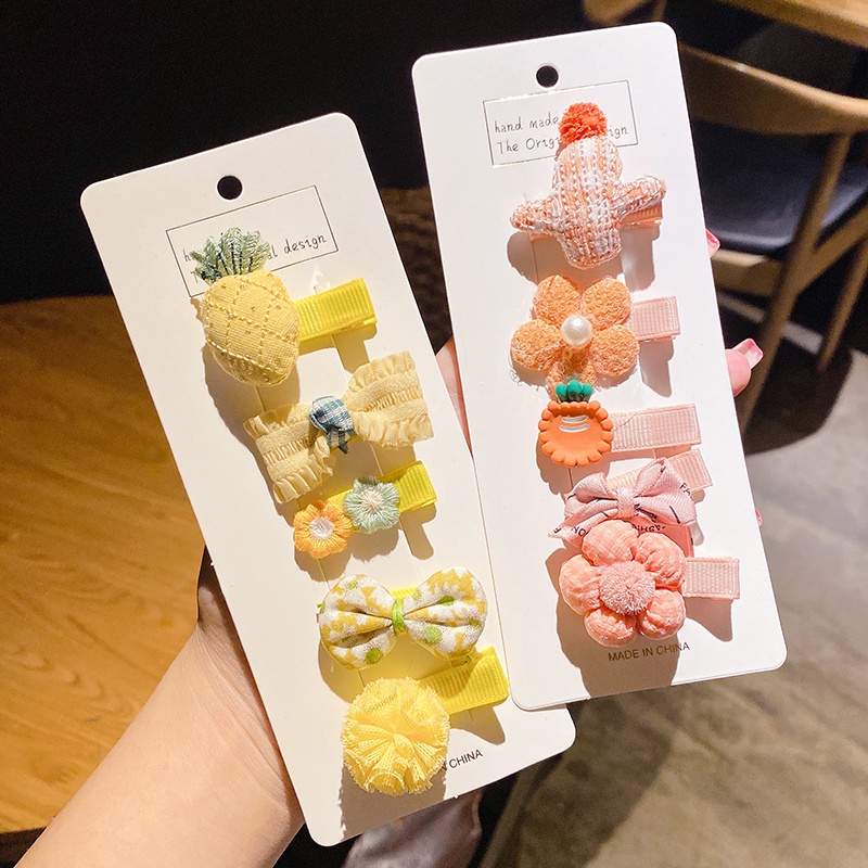 Kẹp tóc nhỏ dễ thương không đau cho bé gái