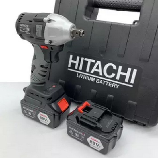 Máy bắn bu lông HITACHI trọn bộ 2 pin đầu 2 trong 1, dòng máy siết bu lông, máy vặn bu lông, máy bắt vít dùng pin