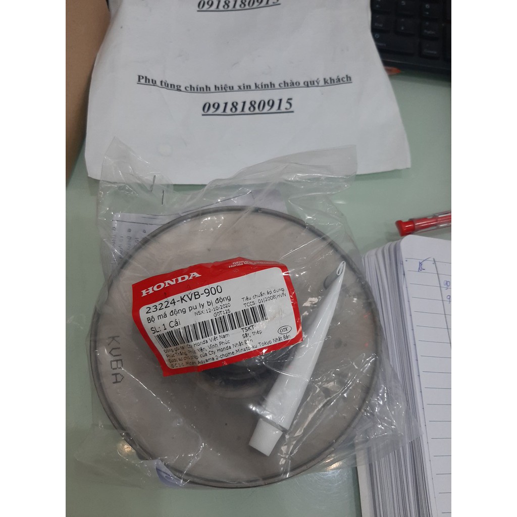 Bộ má động pu ly bị động Bộ má tĩnh pu ly bị động bộ côn sau click ab 110 2007-2012 air blade 2007-2012 honda