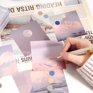 Set mix giấy nền ảnh phong cảnh pastel tối giản trang trí sổ bullet journal phụ kiện decor chụp ảnh winzige