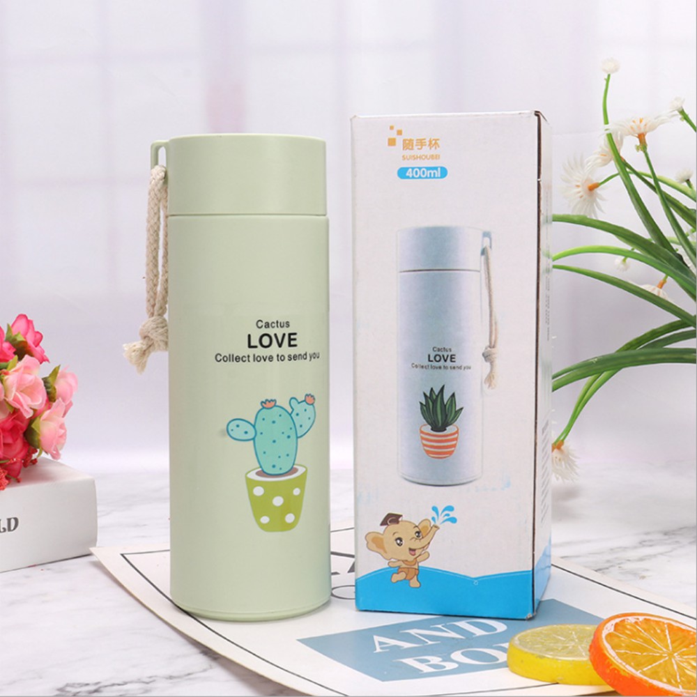 Bình Nước Thủy Tinh Giữ Nhiệt Vỏ Ngoài Chống Nóng, Bình Nước Thủy Tinh 450ml Siêu Bền Đẹp | BigBuy360 - bigbuy360.vn