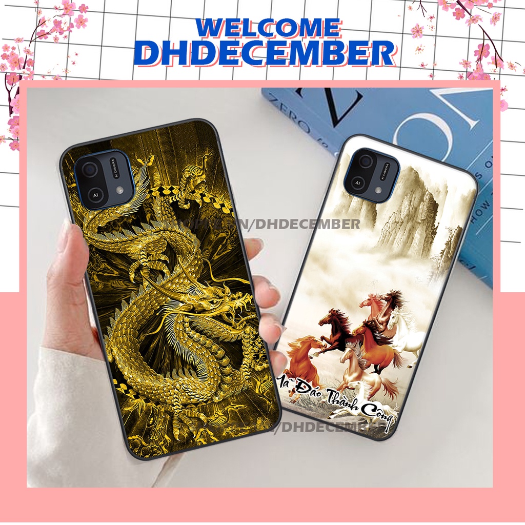 Ốp lưng Oppo A16K in hình thư pháp tâm an vạn sự an ,mã đáo thành công SIÊU CHẤT