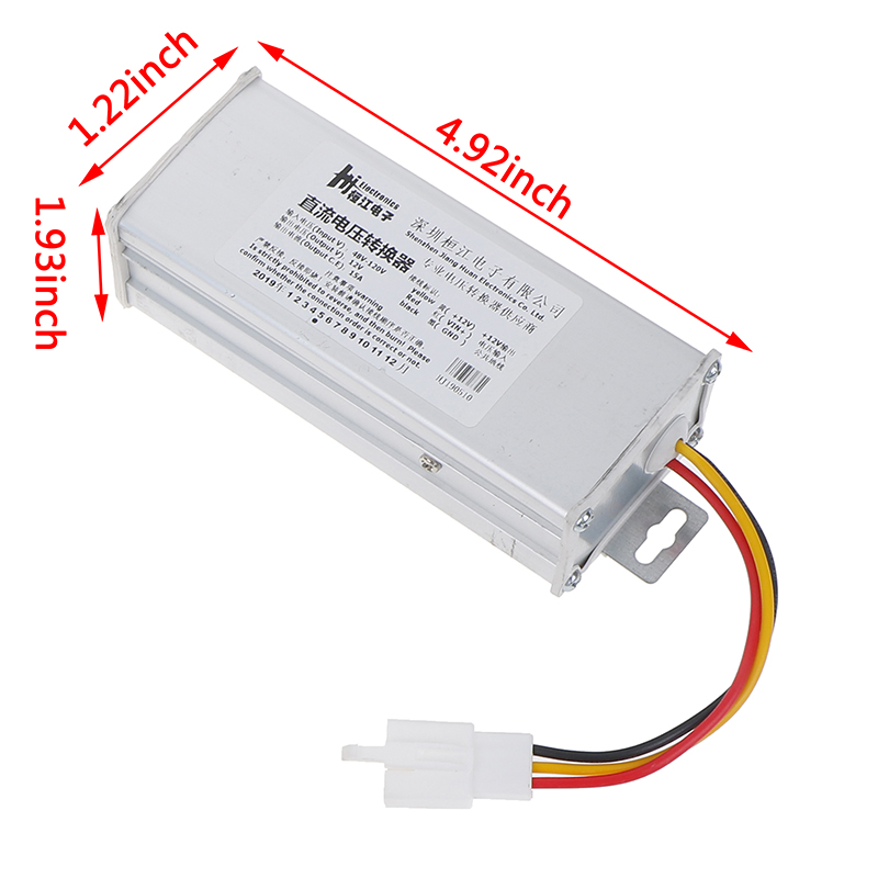 Bộ Chuyển Đổi Nguồn Điện 24V-60V,36V-72V,48V-120V Sang 12V-15A / 180W