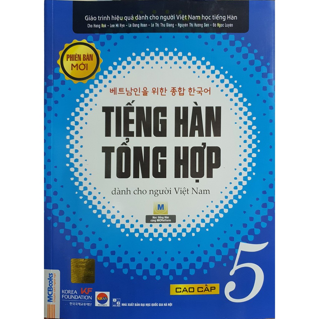 Sách - Giáo Trình Tiếng Hàn Tổng Hợp Cao Cấp 5 & 6 ( Lẻ Tùy Chọn )