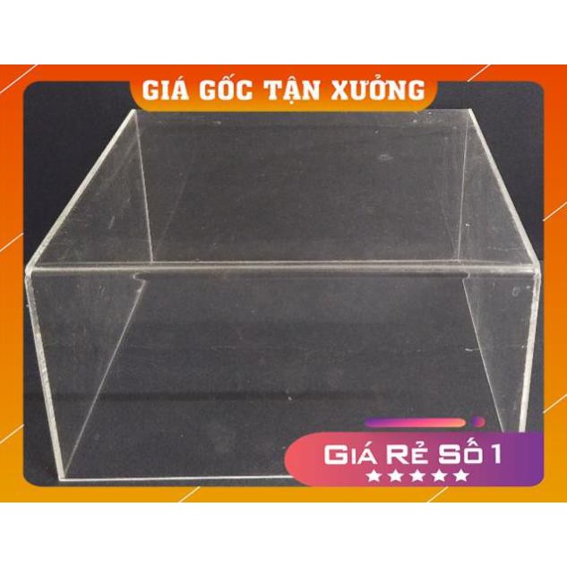 [Giá Gốc Tận Xưởng] Hộp chụp 20x20x10cm mica trong suốt chống bụi