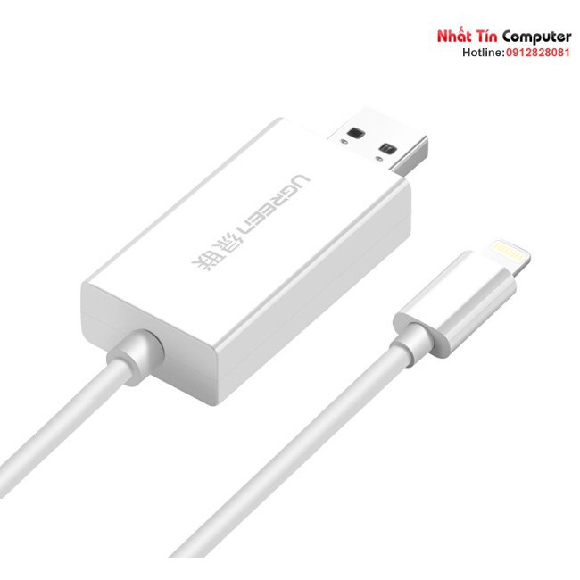 Đầu đọc thẻ nhớ iPhone / iPad / iPod chuẩn MFi chính hãng Ugreen 30612
